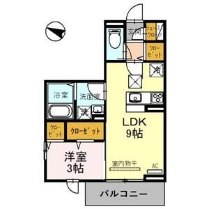 グランコート西大宮101号室 間取
