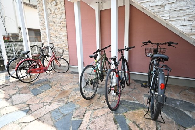 リヴィエール川崎2階 駐輪場