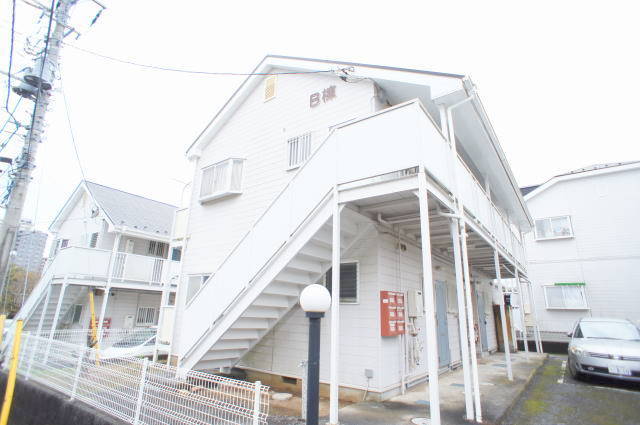 未貴ハイムＢ棟B103号室 南東向きで立ってます