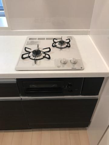 ルミナス　ヴィレッジ グリル付き2口システムキッチン