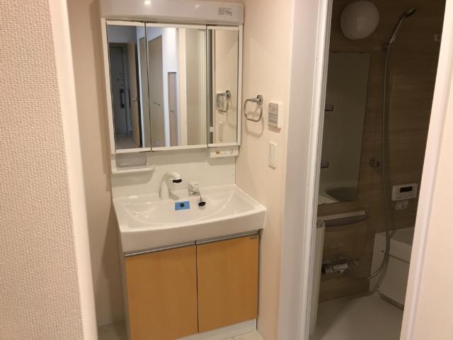 宗吾3丁目　アパートⅢ期新築工事 洗髪洗面化粧台（イメージ）