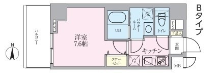Adachi Liner Toneri Residence7階 間取