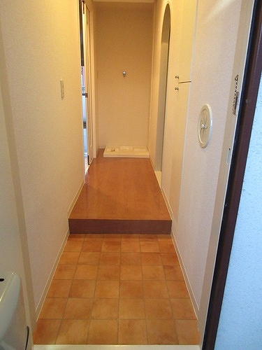 マンション勝どき10階 廊下　※前回募集時2021年6月撮影