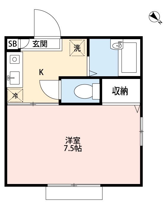 コースト京葉2階 間取