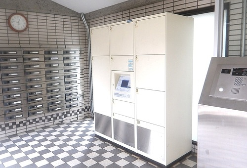 モアコート和光2階 宅配ボックス　※前回募集時2025年9月の写真