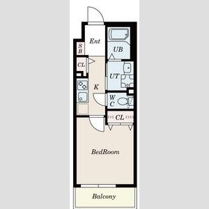 S-FORT船橋海神312号室 間取