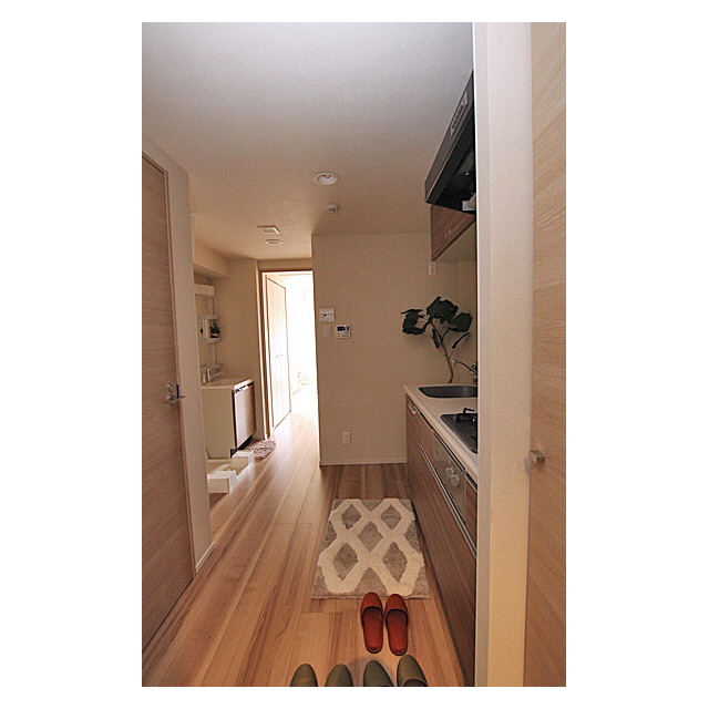 ルクレ志村坂上 モデル設置中