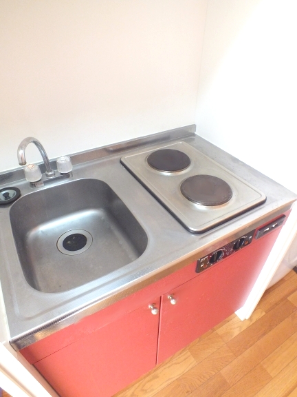 レオパレスパルフェ 電気調理器2口