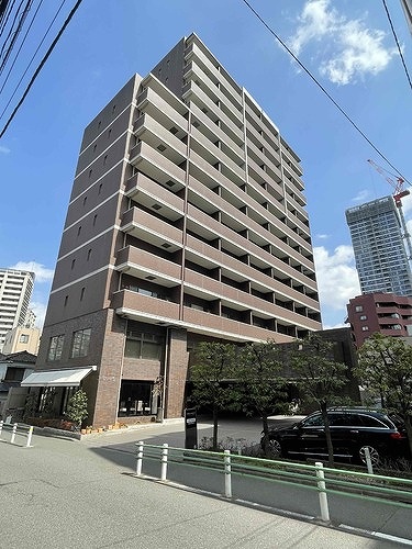 クロスレジデンス白金高輪10階 建物外観　※2022年4月撮影