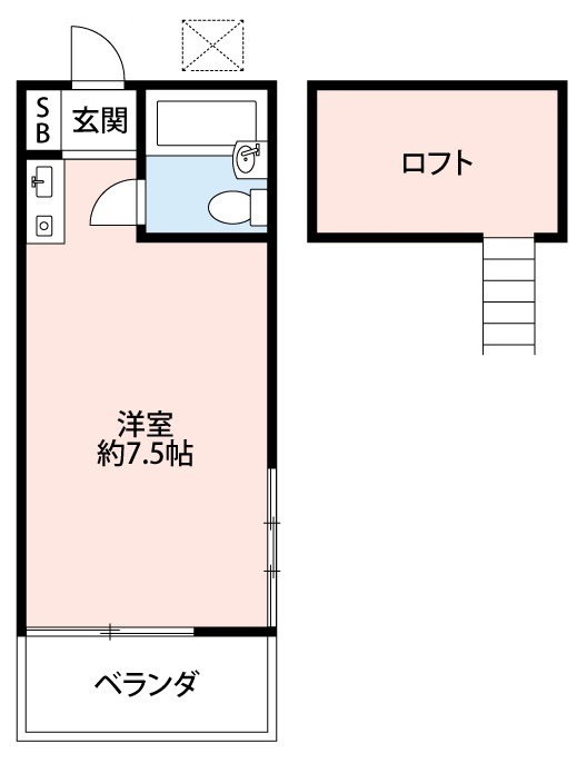 メゾン中尾第1 A棟1階 間取
