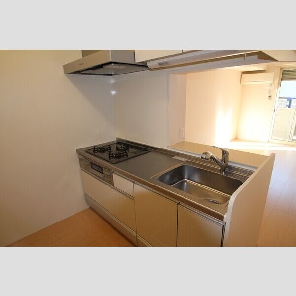 セピアコート グリル付き3口ガスコンロキッチン