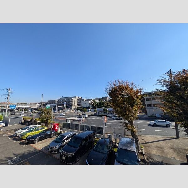 サニーフラット三ツ沢111号室 バルコニーからの眺望