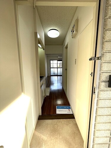 和光ハイツ2階 共有部からの室内※同タイプ別部屋前回募集時2023.4撮影