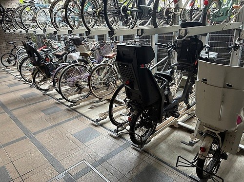 ライオンズマンション御茶ノ水5階 駐輪場　※2026年8月撮影