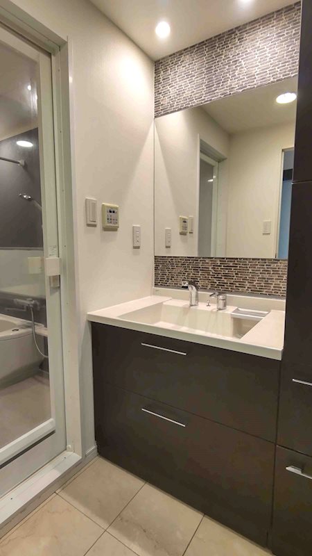 レジディアタワー麻布十番6階 洗面