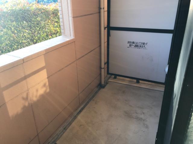 パストラル102号室 ベランダ