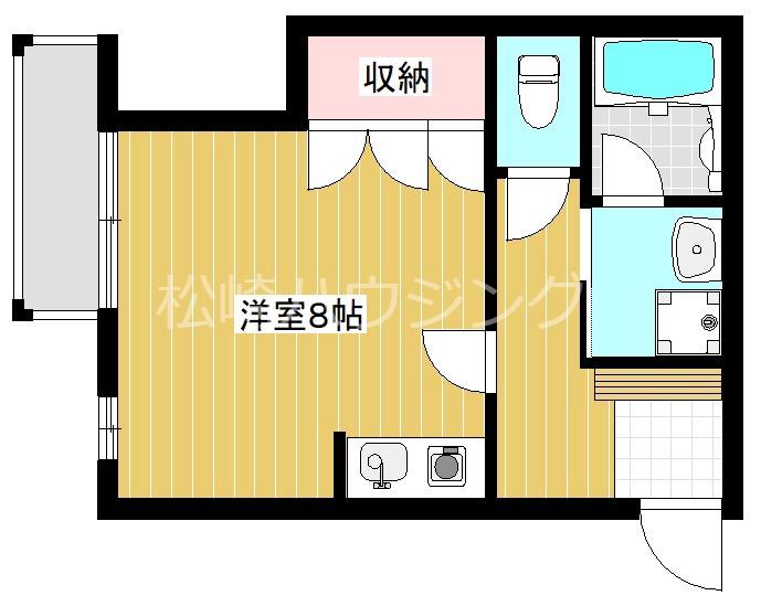 グリーンヒルズ松ヶ丘2階 間取