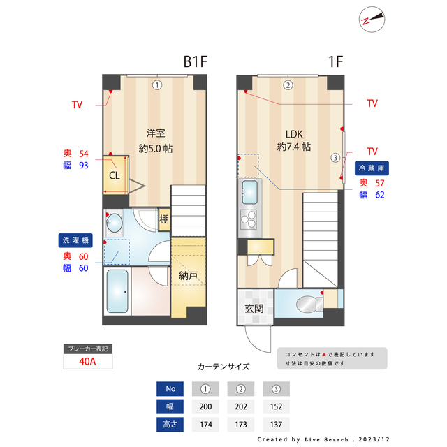 ラ・ペルラ下北沢0204号室 内観