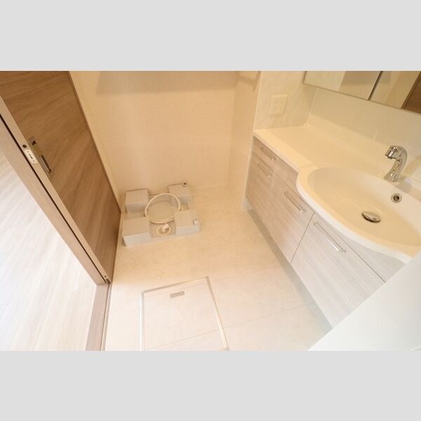 メディオ 寺田202号室 洗面所　洗髪洗面化粧台あり