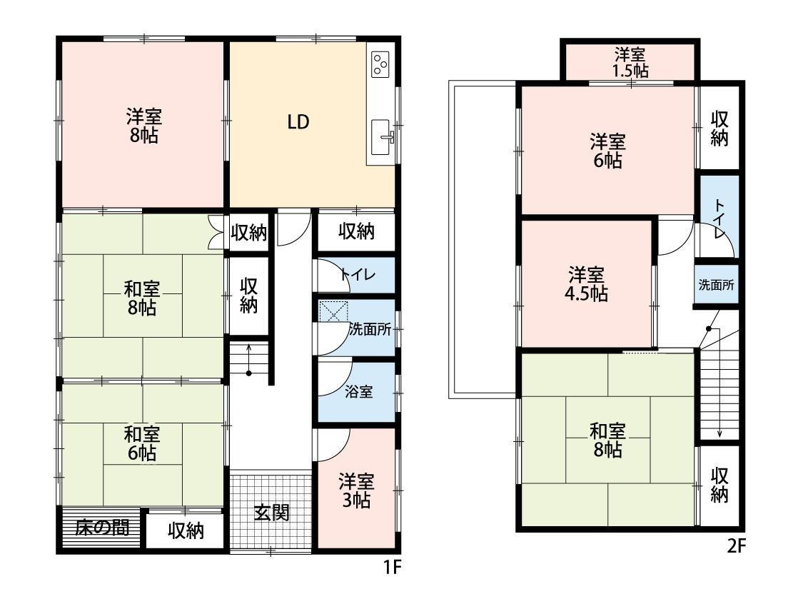 千葉市誉田町戸建て 間取