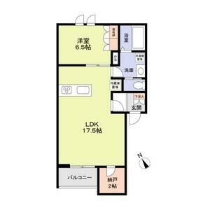 fiori202号室 間取