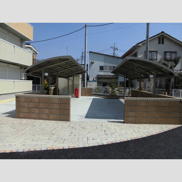 キャンベル201号室 駐輪場