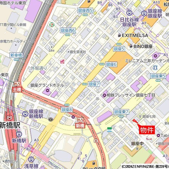 タウンハイツ銀座4階 null