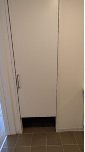 asagaya+ お掃除ロボットも使える洗面所内収納