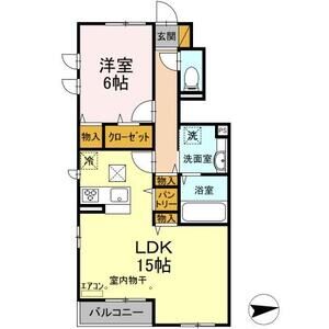 ベルーザ東船橋106号室 間取