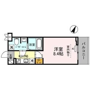 Laule'a越谷204号室 間取