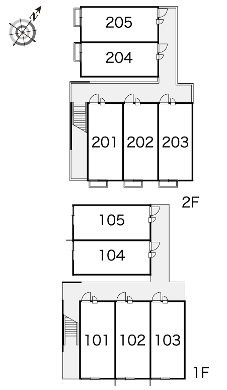 レオパレスリーベンⅡ204号室 部屋その他