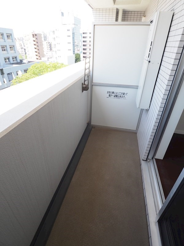 レジディア神楽坂9階 バルコニー