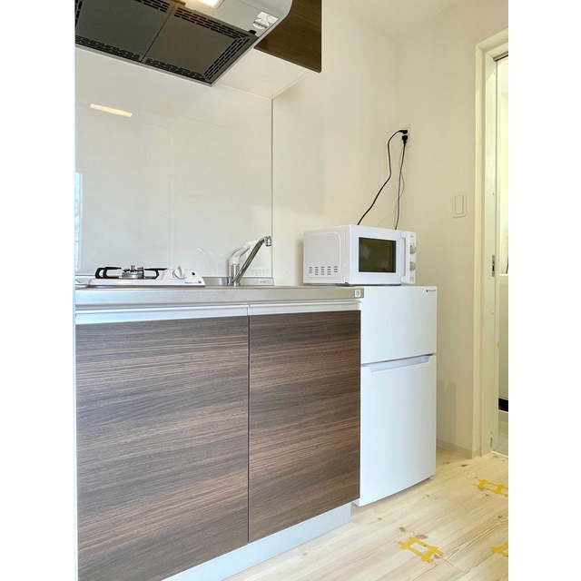 Ｓｕｒｆ　Ｄｅｃｋ201号室 ☆1口ガスコンロ　※モデルルーム写真