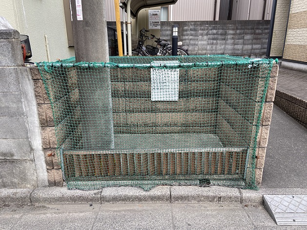 レオパレスシャルム104号室 ごみ集積所