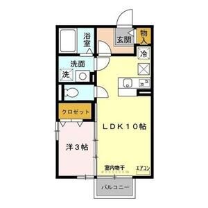 グランメール・M103号室 間取