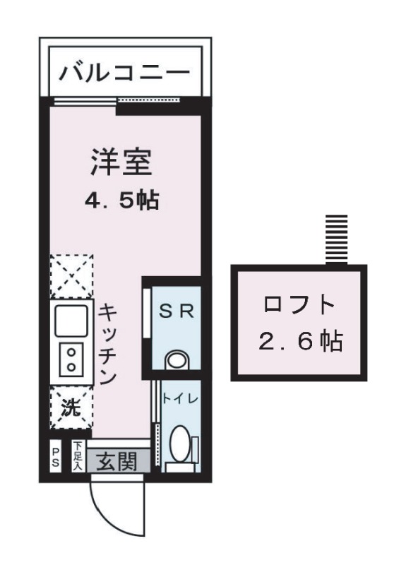 ミニマあさの3階 間取