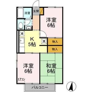 パールハイツ海老原　38203号室 間取