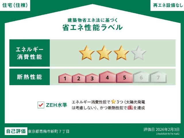 ドゥーブル　ブロッサム 省エネ性能ラベル