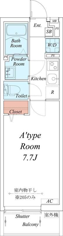 リブリ・シンシア1階 間取