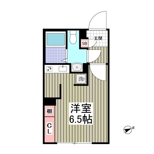 ER松戸403号室 間取