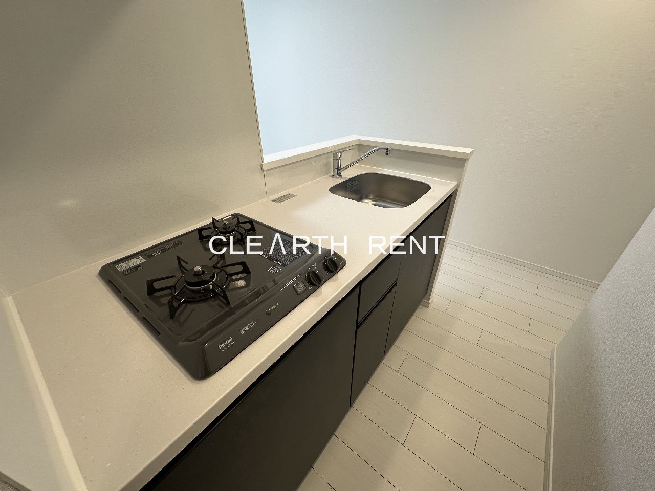 ＧＲＡＮ ＰＡＳＥＯ三宿2階 ガス２口システムキッチン