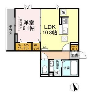 セジュール西台6105号室 間取