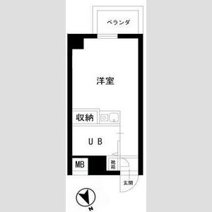 仲町台フェニックスコート704号室 間取