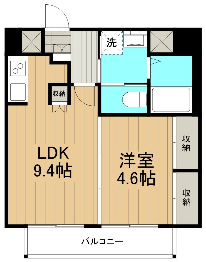 リヴァージュ湘南茅ヶ崎0605号室 間取