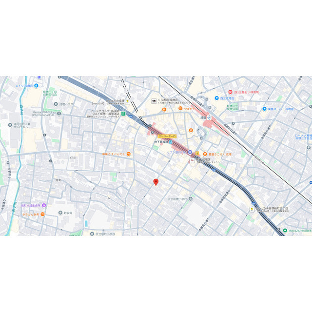 プレール・ドゥーク成増Ⅱ 地図