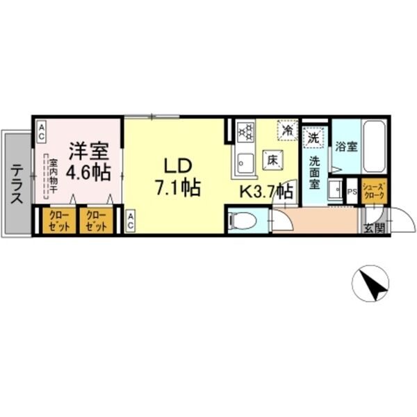 セレスティア白鳥101号室 部屋その他