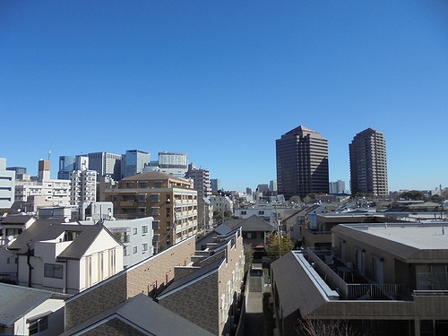 ＫＤＡ　ＳＨＩＮＡＧＡＷＡ　ＯＳＡＫＩ10階 バルコニーからの眺望　※2019年1月撮影