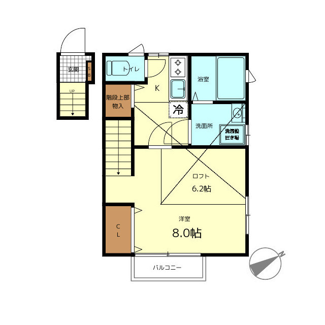 BRITISH PLUM2階 間取