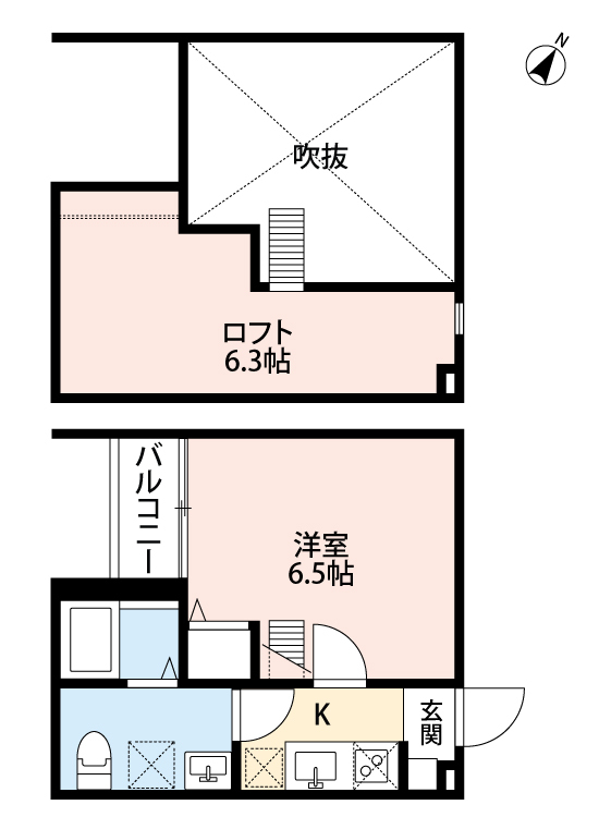 メゾン・ド・ジャンヌ2階 間取