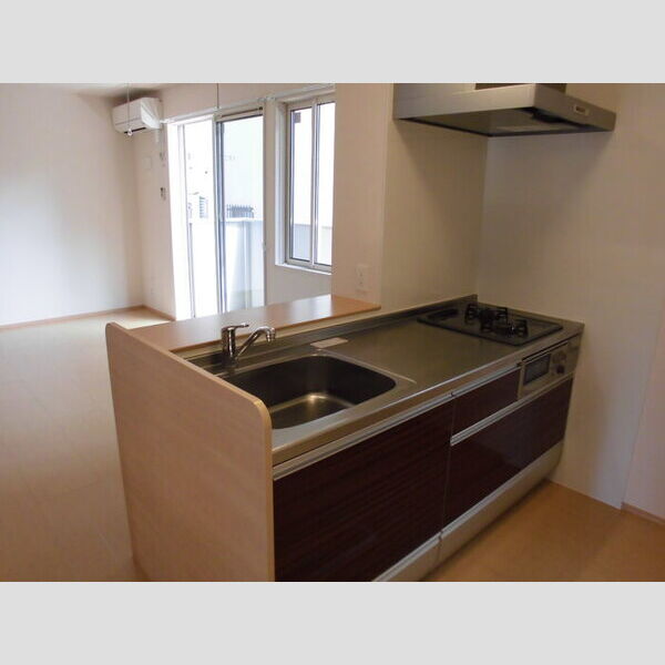 カーサポンティチェロ 対面式カウンターキッチンガス2口グリル付